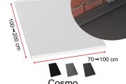 Gutter shower tray with discreet evacuation - COSMO