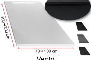 Shower tray with discreet evacuation - VENTO