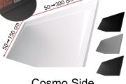 Shower tray with designer channel on the length - COSMO SIDE