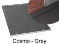 Gutter shower tray with discreet evacuation - COSMO
