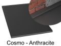 Gutter shower tray with discreet evacuation - COSMO