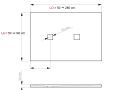 Shower tray, with double drain - DOUBLE DRAIN