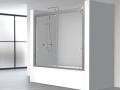 Double sliding doors, 110x150, for bathtub - TA111