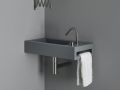 Washbasin top 121 x 40 cm, suspended or recessed, in mineral resin - MINI S. 2240