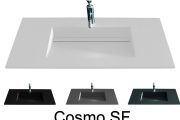 Washstand, 200 x 46 cm, channel basin - COSMO SF 50