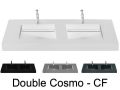 Double washbasin top, 120 x 50 cm, washbasin washbasin - COSMO 50 Double