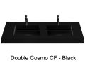 Double washbasin top, 120 x 50 cm, washbasin washbasin - COSMO 50 Double