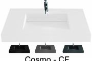 Washstand, 140 x 50 cm, channel basin - COSMO CF 50