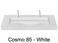 Double washbasin top, 140 x 50 cm, washbasin washbasin - COSMO 85 CF