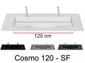Double washbasin top, 140 x 46 cm, washbasin washbasin - COSMO 120
