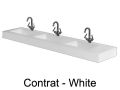 Washstand, 200 x 50 cm, Three built-in washbasin - CONTRACT X3