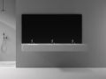 Washstand, 200 x 50 cm, Three built-in washbasin - CONTRACT X3