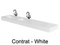 Washstand, 350 x 50 cm, two built-in washbasins - CONTRAT X2