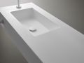 Vanity top, 350 x 50 cm, built-in washbasins - CONTRACT X1