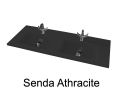 Washbasin central channel, 46 x 121 cm, suspended or recessed - SENDA