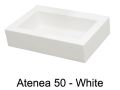 Washbasin, colors, 50 x 30 cm, mineral resin - ATENA 50