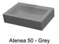 Washbasin, colors, 50 x 30 cm, mineral resin - ATENA 50