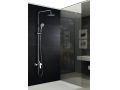 Shower column, Mixer Tap, Round 20 cm - MALAGA CHROME