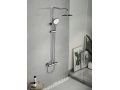 Shower column, Mixer Tap, Round 20 cm - MAJORQUE CHROME