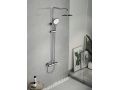 Shower column, Mixer Tap, Round 20 cm - MAJORQUE CHROME