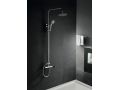 Shower column, Single lever mixer tap, round 20 cm - ALICANTE CHROME