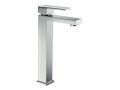 Washbasin tap, mixer, straight / square style, height 166 or 300 mm - GRENADE CHROME