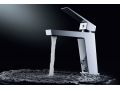 Washbasin tap, mixer, straight / square style, height 165 or 291 mm - ORIHUELA CHROME