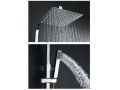 Shower column, mixer, cube style - BURGOS CHROME