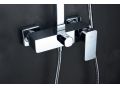 Shower column, mixer, cube style - BURGOS CHROME