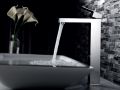 Washbasin tap, mixer, with square lines - OVIEDO CHROME