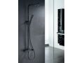 Shower Panel, Matte Black, Mixer, Cube Style - JEREZ Black