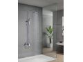 Shower column, Mixer Tap, Round 20 cm - AVILES CHROME