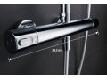 Shower column, thermostatic - SARAGOSSE CHROME