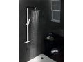 Shower column, thermostatic, with straight and square finishes - MARBELLA CHROME