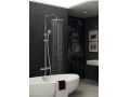 Bathtub mixer with shower, thermostatic - CARTHAGENE CHROME