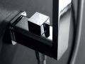 Built-in shower, mixer tap and design knob - BADALONA CHROME