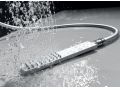 Built-in shower, White matt mixer tap and design knob - BADALONA BLANC
