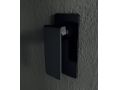 Built-in shower, Matte black mixer and design knob - BADALONA BLACK