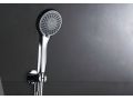 Built-in shower, mixer and round knob �25 cm - LEON CHROME
