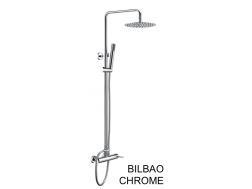 Shower column, Mixer Tap, Round 20 cm - BILBAO CHROME