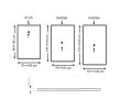 Shower tray, in Solid Surface mineral resin, extra flat - ROCA
