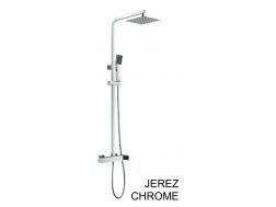 Shower column, mixer, cube style - JEREZ CHROME