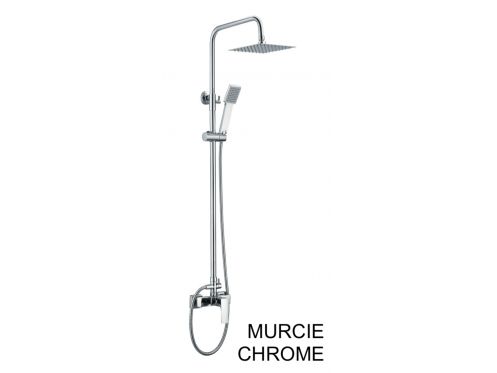Shower column, Mixer Tap, Right Style / Square - MURCIE CHROME