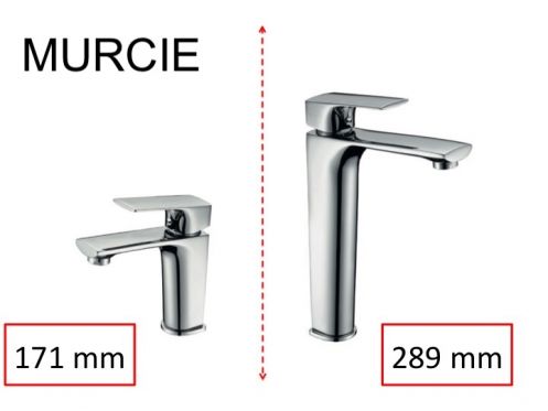 Mixer tap, height 171 or 289 mm - MURCIE CHROME