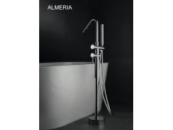 Standing tap for bathtub, mixer - ALMERIA CHROME