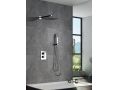 Built-in shower, thermostatic and rain shower head 25 x 25 - CADIX CHROME