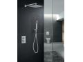 Built-in shower, thermostatic and rain shower head 25 x 25 - CADIX WHITE