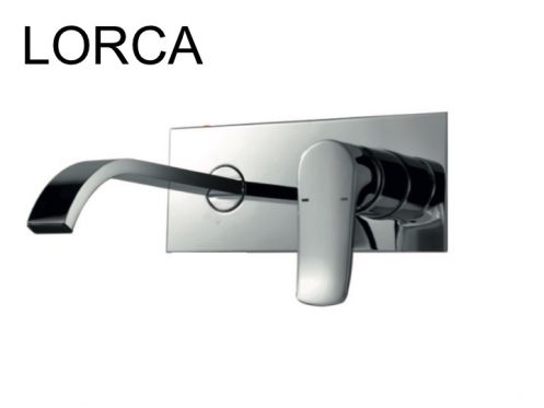 Concealed wall-mounted mixer tap, 200 mm long - LORCA CHROME