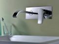 Concealed wall-mounted mixer tap, 200 mm long - LORCA CHROME