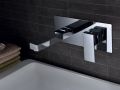 Recessed wall-mounted faucet, single lever, length 175 mm - COMPOSTELLE CHROME